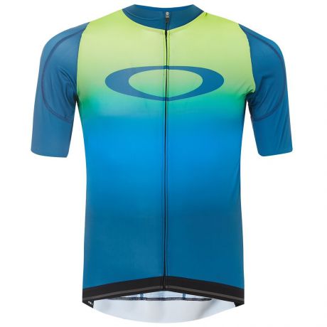 Веломайка мужская Oakley Aero Jersey, 434359-7JJ_Jade Iridium, голубой, размер XXL (54)