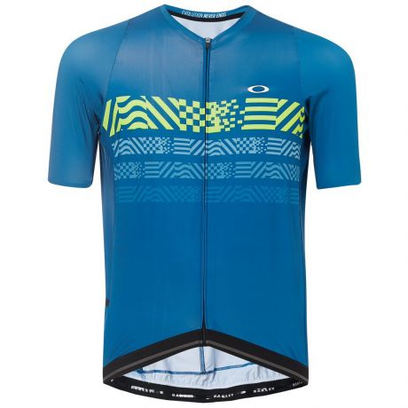 Веломайка мужская Oakley Endurance Jersey, 434360-6A9_Balsam, голубой, размер S (46)