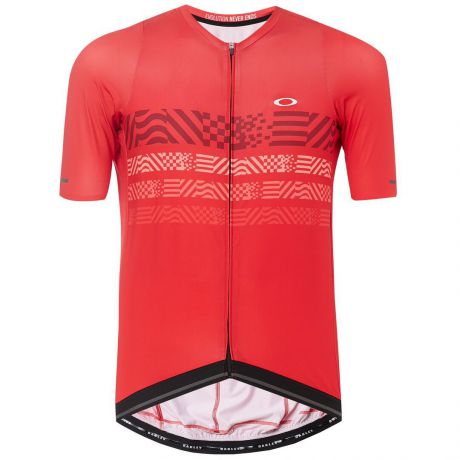 Веломайка мужская Oakley Endurance Jersey, 434360-465_Red Line, красный, размер S (46)