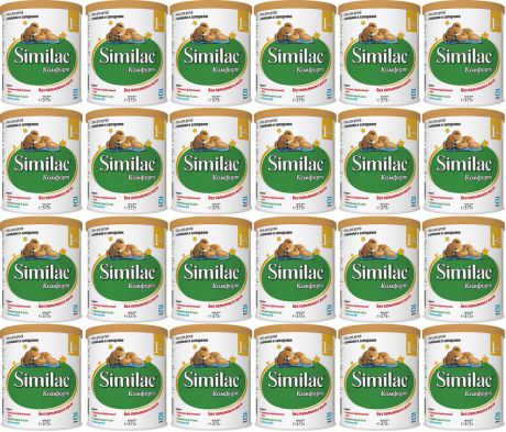 Смесь Similac Комфорт 1, молочная смесь, с 0 до 6 месяцев, 24 шт по 375 г