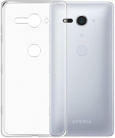 Чехол защитный Gosso Cases для Sony Xperia XZ2 Compact ClearView, 180566, прозрачный