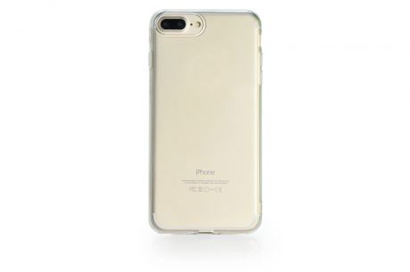 Чехол для сотового телефона Gurdini Чехол накладка iPhone 7/8 Plus силикон плотный 0,4, прозрачный