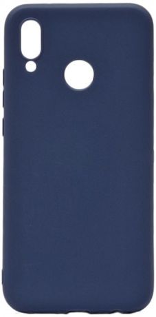 Чехол для сотового телефона GOSSO CASES для Huawei P20 Lite Soft Touch, 186905, темно-синий