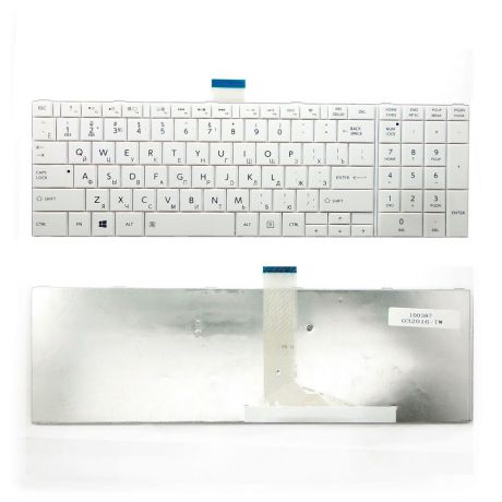 Клавиатура TopOn Toshiba C50, L50, C850, P870 Series. Г-образный Enter. Без рамки. PN: MP-11B96SU-528, NSK-TT0SU 0R., TOP-102549, черный