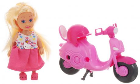 Карапуз Игровой набор с куклой Машенька на скутере