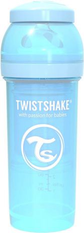 Бутылочка для кормления Twistshake Pastel антиколиковая, 78256, синий, 260 мл