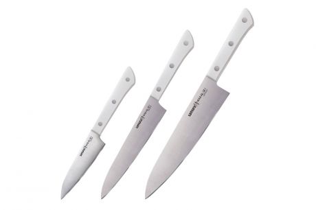Набор кухонных ножей samura SHR-0220W, белый