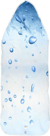 Чехол для гладильной доски Brabantia "Perfect Fit", цвет: белый, голубой, 2 мм, 135 х 49 см. 124440