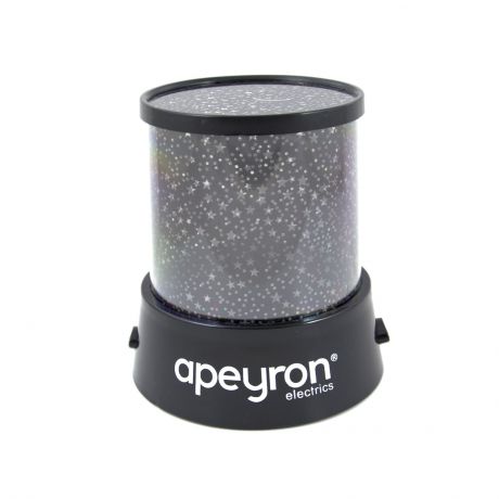 Светодиодный Ночник-проектор, APEYRON electrics,110*110*124, (3 in1)