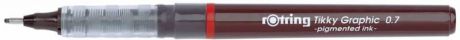 Ручка капиллярная Rotring Tikky Graphic, 0.7мм, цвет чернил: черный