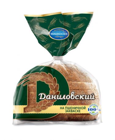 Хлеб Коломенское "Даниловский пшенично-ржаной" на пшеничной закваске, 275 г