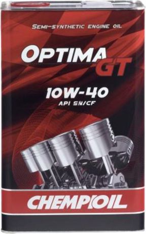 Масло моторное Chempioil Optima GT SAE 10W-40 API SN/CF METALL, полусинтетика, 4 л