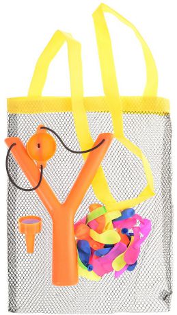 YG Sport Игровой набор Водяные бомбочки с рогаткой цвет оранжевый