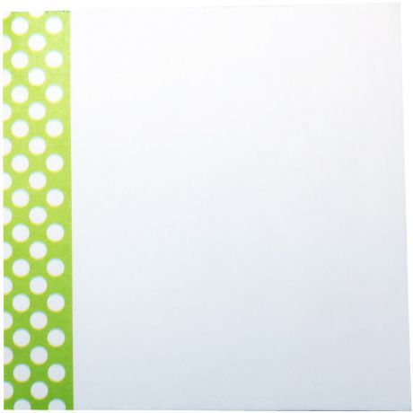 Блок для записей Фолиант "Полька", цвет: светло-зеленый, 8,5 x 8,5 см, 200 шт. БКД-200БС/24