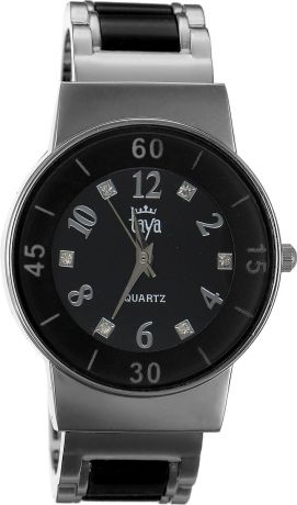 Часы наручные женские Taya, цвет: серебряный, черный. T-W-0469