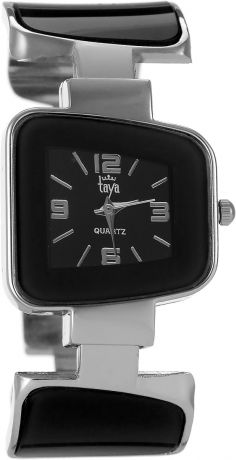 Часы наручные женские Taya, цвет: серебряный, черный. T-W-0426
