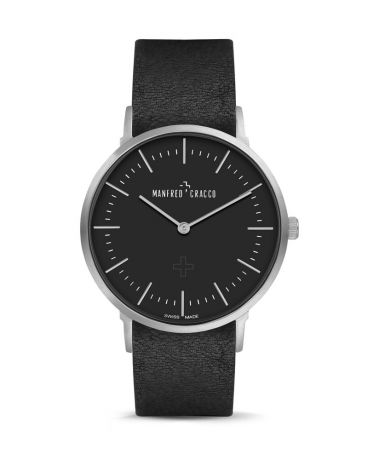 Наручные часы мужские Manfred Cracco Morris, цвет: черный. 40008GL MORRIS