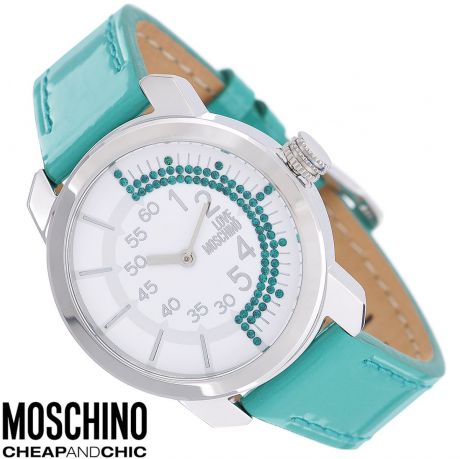Часы женские наручные "Moschino", цвет: изумруд. MW0407