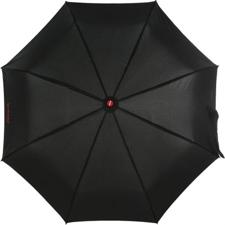 Зонт мужской Isotoner, автомат, 3 сложения, цвет: черный. 09379-2