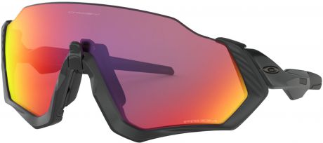 Велосипедные очки Oakley "Flight Jacket Polished", цвет: черный