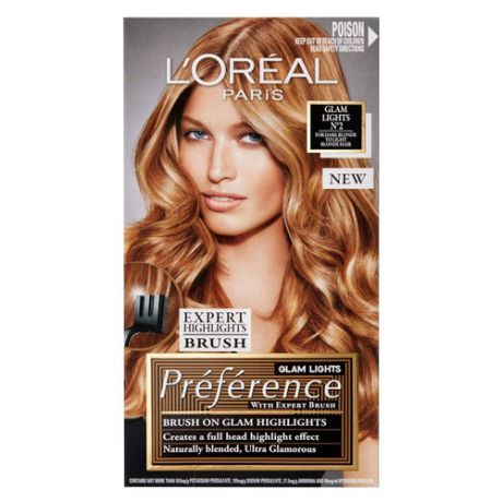 L'Oreal Paris Preference Glam Light Краска для волос для мелирования 3 оттенок (от темно-русых до каштановых)