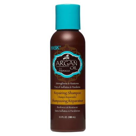 HASK Argan Oil Восстанавливающий мини-шампунь для волос с аргановым маслом Argan Oil Восстанавливающий мини-шампунь для волос с аргановым маслом