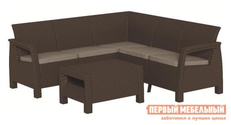 Комплект плетеной мебели Keter Corfu Relax set 17202123