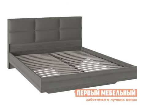 Двуспальная кровать ТриЯ Кровать с мягким изголовьем «Либерти» СМ-297.01.001