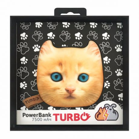 Внешний аккумулятор Turbo PowerBank (кошка)