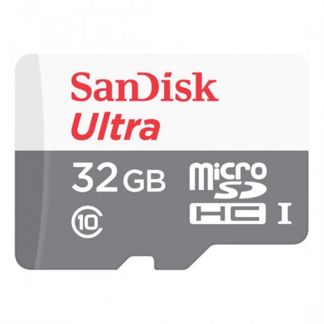 Карта памяти SanDisk MicroSD 32GB (Class 10) Ultra UHS-I (80 Mb/s) без адаптера