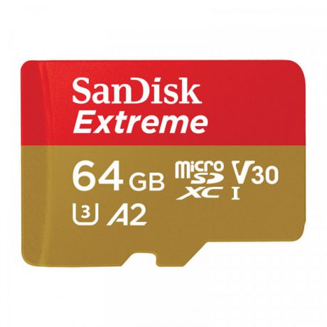 Карта памяти SanDisk MicroSDXC 64GB UHS-3 W/A SDSQXA2-064G-GN6AA