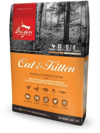 Корм для кошек Orijen (1.8 кг) Cat & Kitten