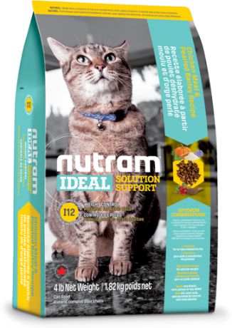 Сухой корм Nutram Ideal Solution Support I12 Weight Control Cat Food контроль веса для кошек (1,8 кг, )