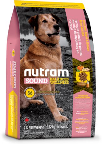Сухой корм Nutram Sound Balanced Wellness S6 Natural Adult Dog Food для взрослых собак (13,6 кг)