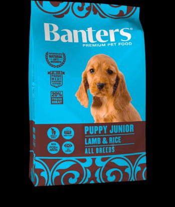 Сухой корм Banters Puppy Junior для щенков всех пород (15 кг, Курица с рисом)