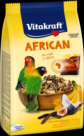 Корм Vitakraft African для средних попугаев 750 г (750 г, )
