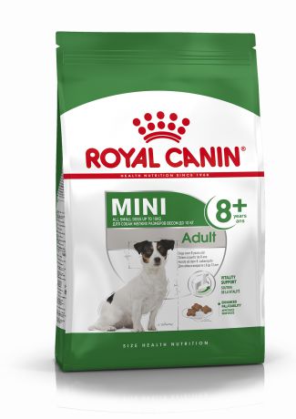 Сухой корм Royal Canin Mini Adult 8+ для стареющих собак мелких пород, 4 кг