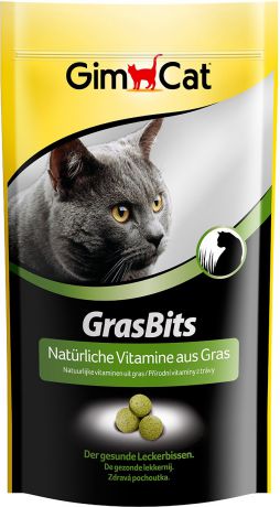 Таблетки Gimcat Грасбитс с травой для кошек (710 шт, )
