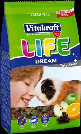 Корм Vitakraft Life Dream для морских свинок 600 г (600 г, )