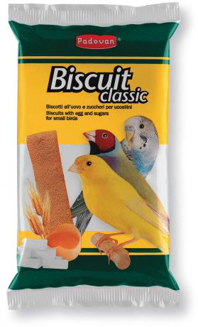 Бисквиты Padovan Biscuit Classic сладкие с яйцом для декоративных птиц 30 г