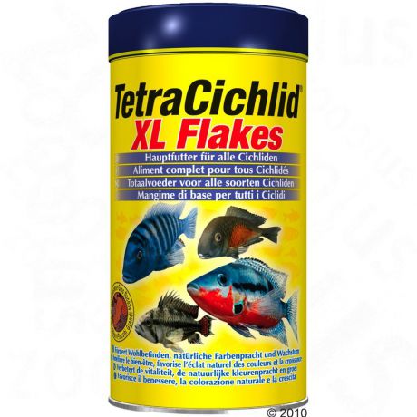 Корм Tetra Cichlid XL Flakes крупные хлопья для всех видов цихлид (1 л)