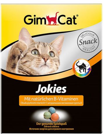 Витаминизированное лакомство Gimpet Jokies для кошек (520 г, )
