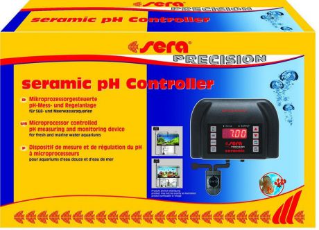 Электронное устройство Sera Seramic pH Controller для правильной дозировки CO2 без аксессуаров (1 шт)