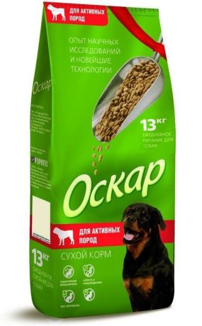Сухой корм Оскар для активных собак (12 кг, )