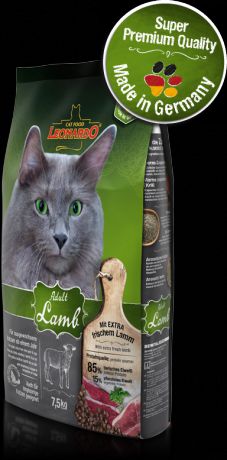 Корм для кошек Leonardo (0,4 кг) Adult с Ягненком