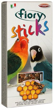 Палочки Fiory Sticks для средних попугаев 2 шт (2 х 60 г, Мёд)