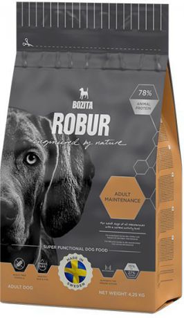 Сухой корм Bozita Robur Adult Maintenance для молодых и взрослых собак с нормальным и повышенным уровнем активности (13 кг)