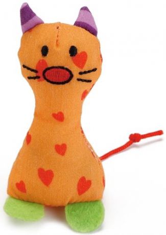 Игрушка Beeztees Рыжий котик для кошек (8см, оранжевый)