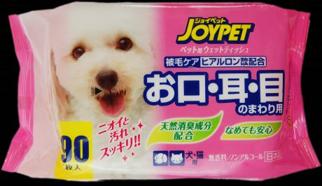 Салфетки Premium Pet Japan влажные для базового ухода у собак и кошек (90 шт)