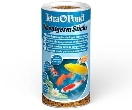 Корм Tetra Wheatgerm Sticks - для прудовых рыб низких температур, плавающий (1л)